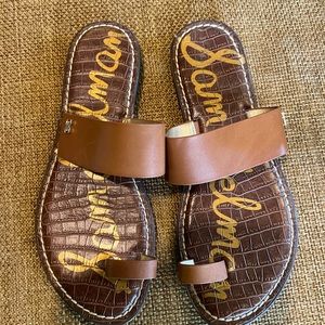 Sam Edelman camel sandals. Only work three times. Women 7.5 Wide